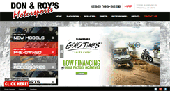 Desktop Screenshot of donandroys.com